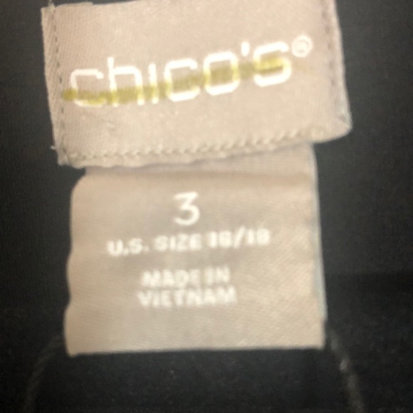 NWOT = CHICO’S , Size 3 , Midi dress. - Picture 7 of 8